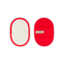 Set of 2 Fingergrip Pot Holder Cerise