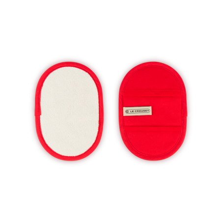 Set of 2 Fingergrip Pot Holder Cerise