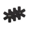 Set of 3 Frying Pan Protectors Black