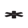 Set of 3 Frying Pan Protectors Black