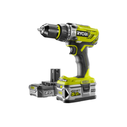 Taladro Percutor de 18V (5,0 + 2,0 Ah) Ryobi