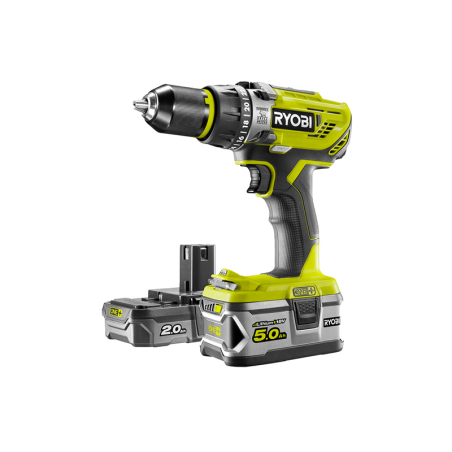 Ryobi 18V Cordless Percussion Drill (5,0 + 2,0 Ah)