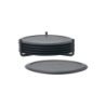 Coasters with Holder 6Un Black - Singles