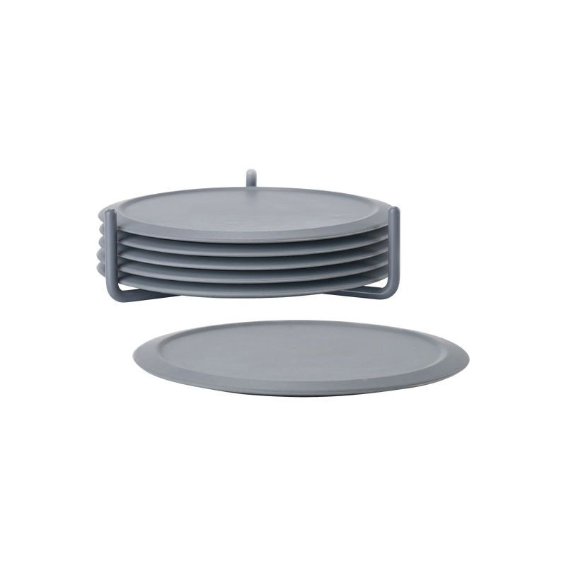 BASES PARA COPOS CINZENTO CLARO (X6)