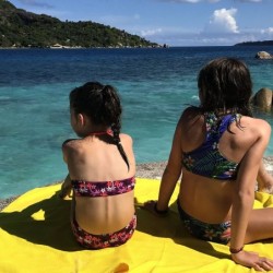 Beach Towel For 2 Lemon - Fresco
