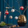 Reindeer Ornament Latte 2 PCS