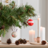 Conj. 2 Ornamentos Rena Latte