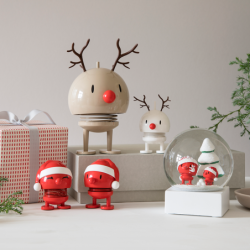 Santa Couple Small Red