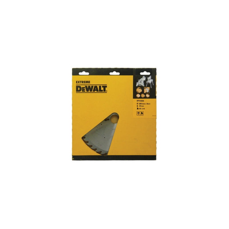 Serra circular estacionária para uso geral DeWalt (250mm x 30mm x 40D) Serra circular estacionária para uso geral DeWalt (250mm x 30mm x 40D)