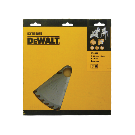 Serra circular estacionária para uso geral DeWalt (250mm x 30mm x 40D)