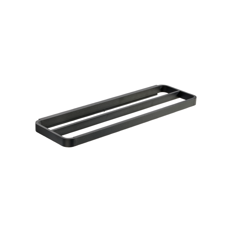 Double Towel Rail 44x12cm Black - Rim