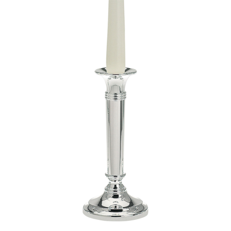 Candle Stick Plain Medium Round Base 19cm