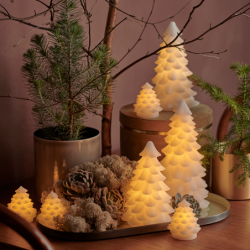 Árvore de Natal 16cm Branco - Carla