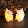 Set of 2 Squirrels in Led White - Evelyn