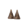 Set of 2 Christmas Tree Dark Oak - Lucy