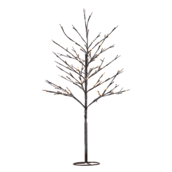 Árbol de Navidad 240 Led Blanco Cálido/Nieve - Alex