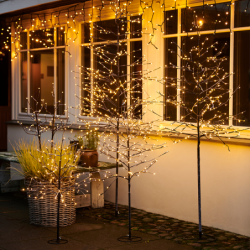 Árvore de Natal 240Leds Branco Quente/Neve - Alex
