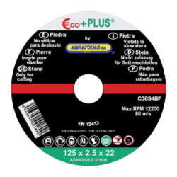 ECO+PLUS Stone Cut-Off Disc Ø 115 x 2,5 x 22 mm