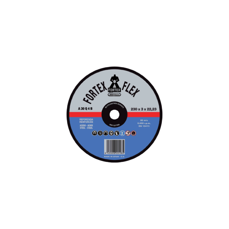 FORTEX Steel Cutting Disc for A30R/Q-4B 150 x 3 x 22 mm FORTEX Steel Cutting Disc for A30R/Q-4B 150 x 3 x 22 mm