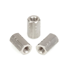 CHEMITOOL Hexagon Connection 3XD Nut DIN 6334 M5 A2 Passivated Stainless Steel