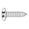 CHEMITOOL FASTENERS Self Tapping Screw Extra Low Head PHILLIPS LV075 4,2x14 White Zinc plated