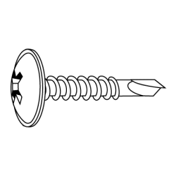 Tornillo Autotaladrante Cabeza Alomada Baja PHILLIPS DIN 7504M 3,5X13 Zincado Blanco CHEMITOOL FASTENERS