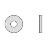 CHEMITOOL FASTENERS Hardened washer M6 DIN 6342