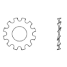 CHEMITOOL FASTENERS Spiral Wound Washer M30 DIN 6797A