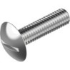 Tornillo de cabeza ovalada con ranura A2 M4X12 LV023 CHEMITOOL FASTENERS