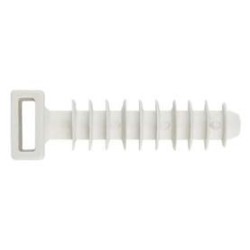 Bucha para Abraçadeira de Fivela LV095 Nylon PA66 Branca 6 CHEMITOOL FASTENERS