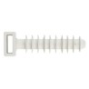 Bucha Fixar Abraçadeira Nylon Branca 6 CHEMITOOL FASTENERS