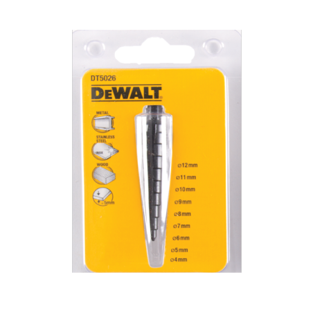 DeWalt Impact Rated Step Bit 4 - 12 mm
