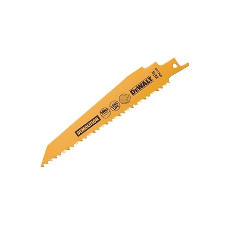 DeWalt Extreme saber blades  for wood and metal cuts (152mm x 4.2mm)