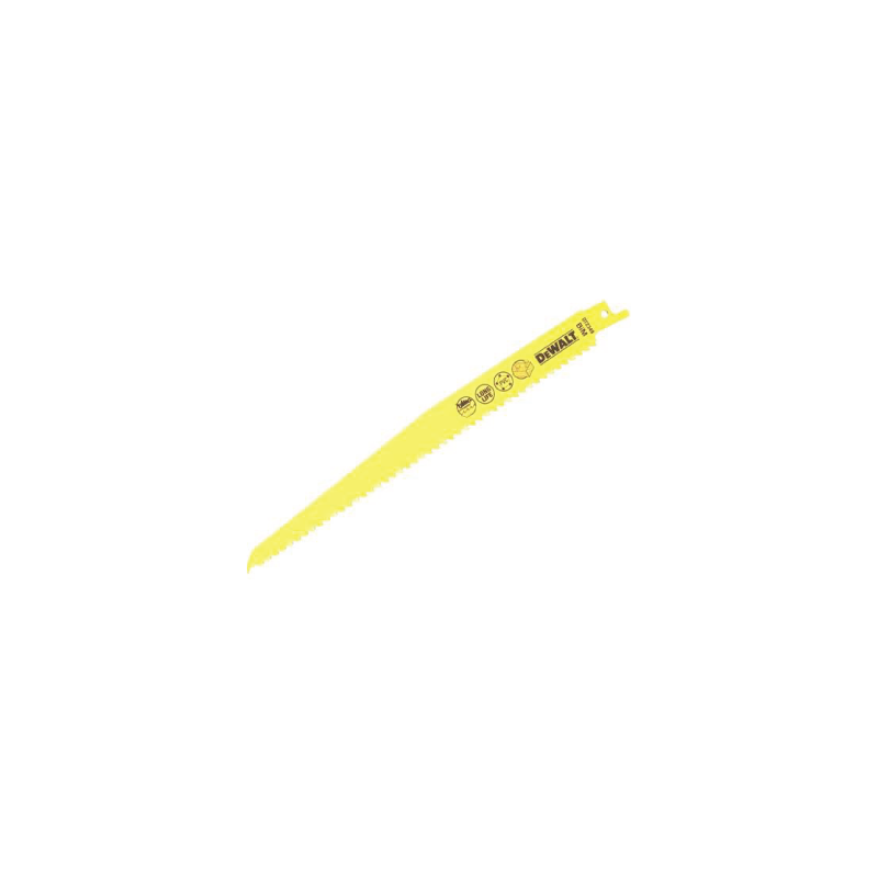 DeWalt saber blades for wood and metal cuts (228mm x 3.6-5.1mm) DeWalt saber blades for wood and metal cuts (228mm x 3.6-5.1mm)