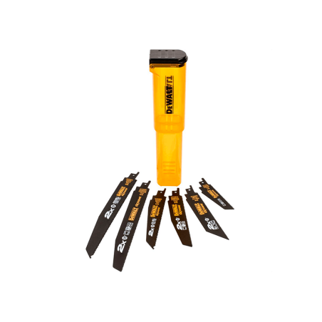 DeWalt  Set of 6 saber blades 2X 1xDT2300L, 1xDT2307L, 1xDT2315L, 1xDT2301L, 1xDT2308L, 1xDT2407L DeWalt