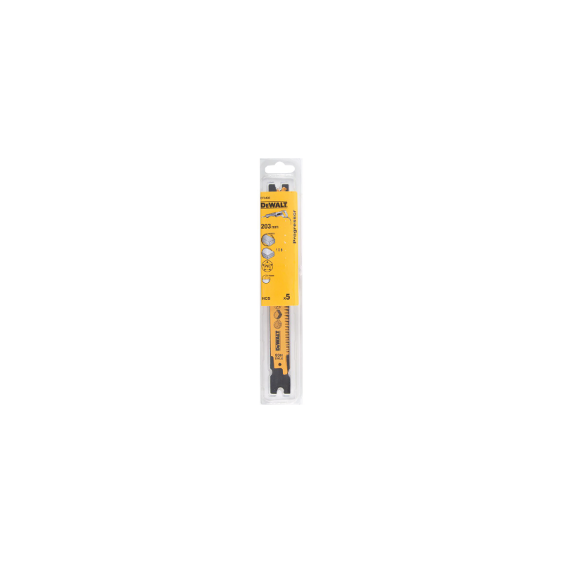 Hoja de sierra sable en HCS para materiales especiales (203mm x 2.4-4mm) Hoja de sierra sable en HCS para materiales especiales (203mm x 2.4-4mm)