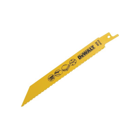 DeWalt saber blades  for wood and metal cuts (152mm x 1.8-2.5mm)