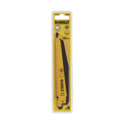 DeWalt saber blades  for wood and metal cuts (152mm x 1.8mm)