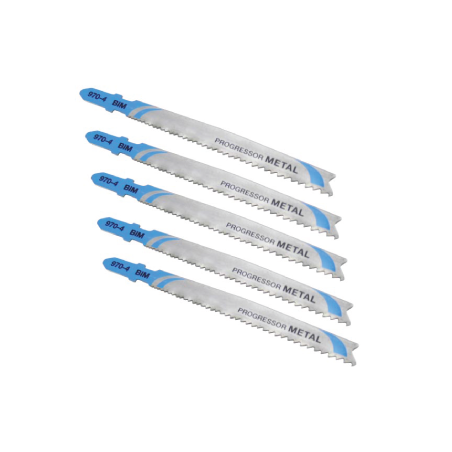 Hojas de sierra de calar HCS para cortes en metal (100mm x  1.2-2.6mm)