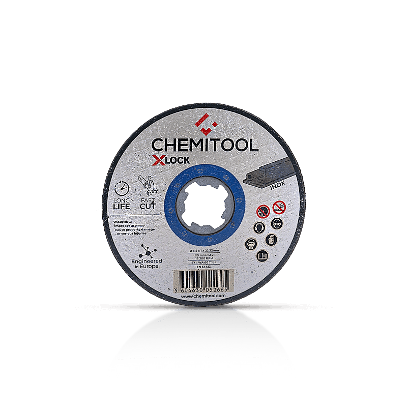 Disco de Corte de Inox X-LOCK CHEMITOOL Ø115 x 1 mm