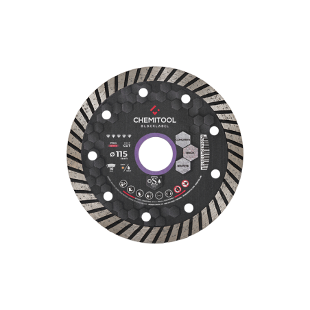 CHEMITOOL BLACKLABEL - Turbo Diamond Saw Blade 115mm