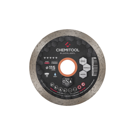 CHEMITOOL BLACKLABEL - Continuous Diamond Rim Saw Blade 115mm
