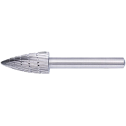 PFERD Rotary Cutters - Pointed Tree Shape HSS K 0618/6 Cut 1