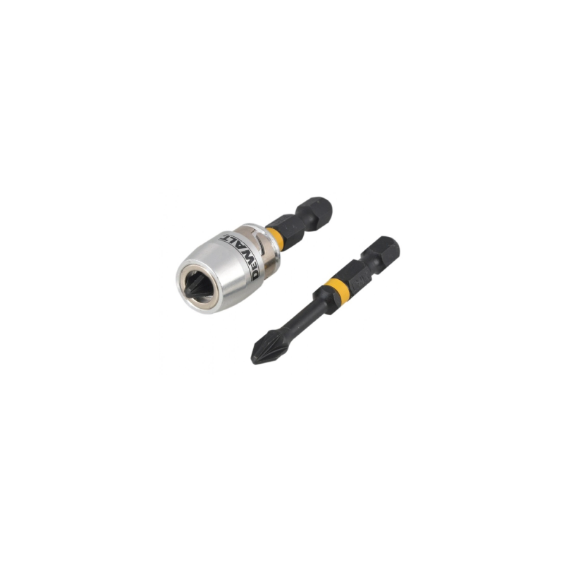 Puntas torsión de impacto 2 x PZ2 yadaptador magnético com bloqueo DeWalt Puntas torsión de impacto 2 x PZ2 yadaptador magnético com bloqueo DeWalt