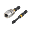 Pontas Torção de Impacto 2 x Pz2 e Adaptador Magnético com Bloqueio DeWalt
