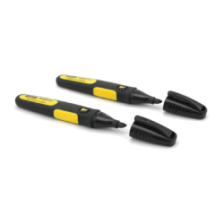 STANLEY® FATMAX® Fine Tip Permanent Marker Black (Pack of 2)