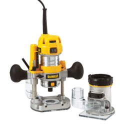 DeWalt 900W - 27000rpm (6-8mm)  Premium Plunge & Fixed Base Router Combination