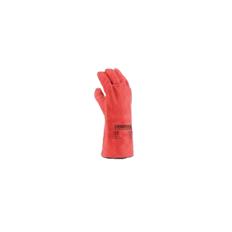 Luva Soldador Croute Vermelho REF:10 CHEMITOOL SAFETY