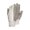 CHEMITOOL SAFETY Glove Fabric Dots PVC Black Palm Polefar