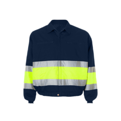 Casaco Acolchoado Bicolor Alta Visibilidade Com Fecho Central Tamanho L CHEMITOOL SAFETY